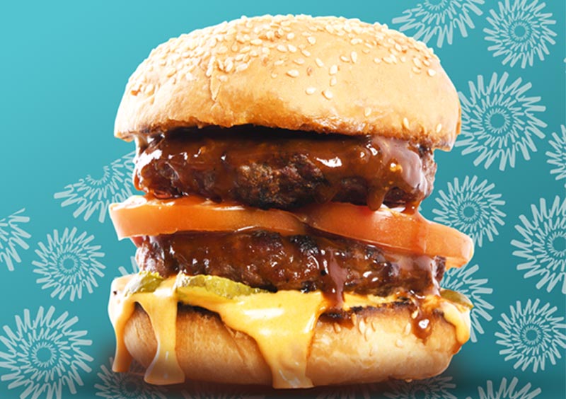 Mnandi Cheese Twin Burger